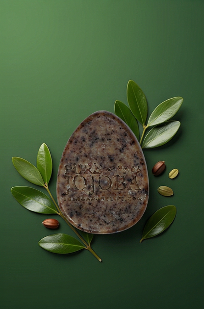 صابونة الاسكراب ب بذور الجوجوبا للتقشير – نضارة طبيعية ببذور الجوجوبا
